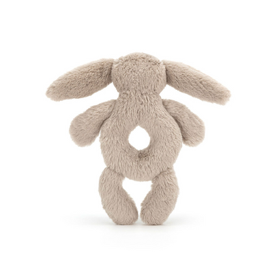Bashful Beige Bunny Ring Rattle - The Cross Decor & Design