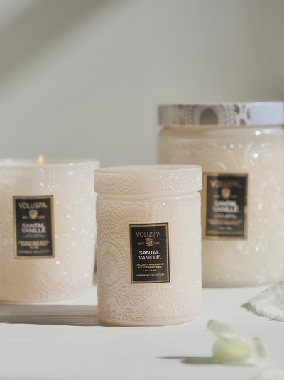 Santal Vanille Small Jar Candle - The Cross Decor & Design