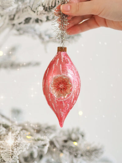 Blush Victorian Finial Ornament