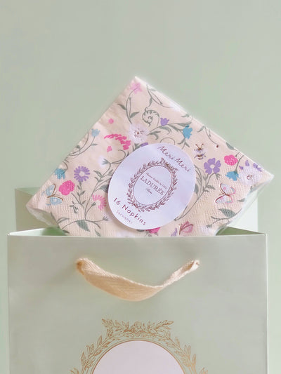 Ladurée Floral Napkins