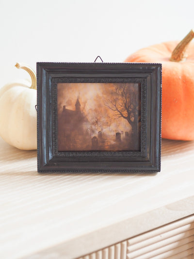 Spooky House Framed Print 5x6 - The Cross Decor & Design