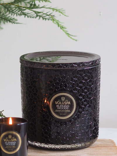 Burning Woods 5 Wick Hearth Candle
