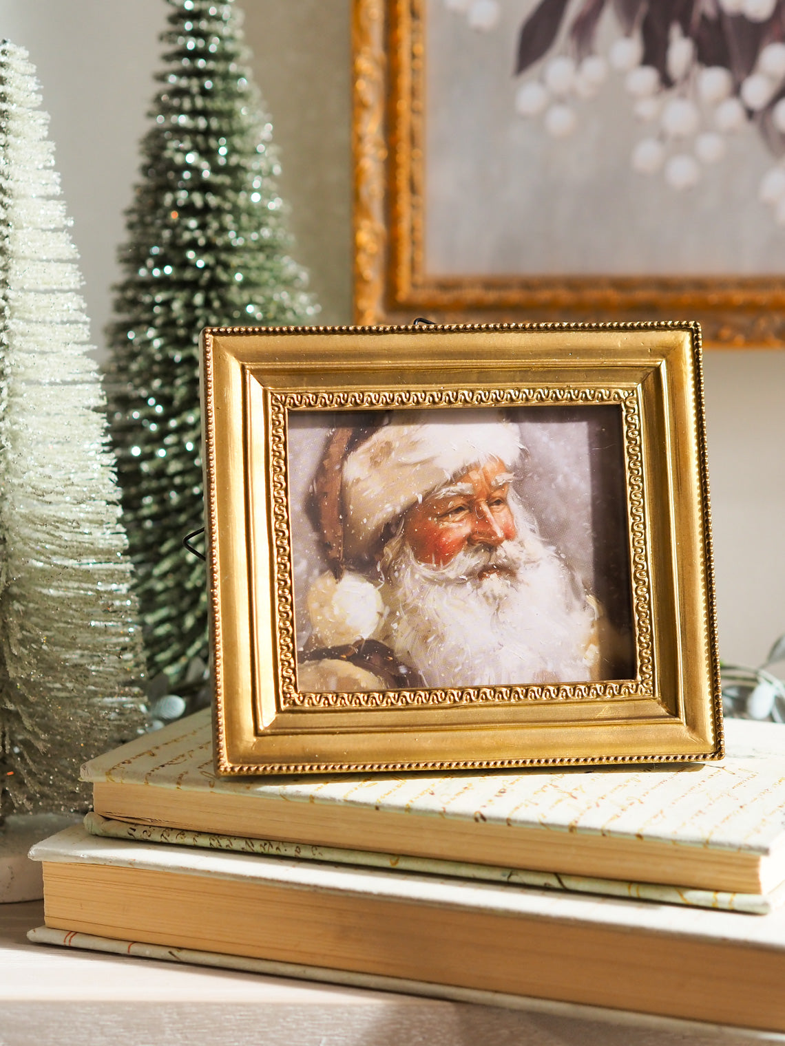 Santa Framed Art Print 5x6