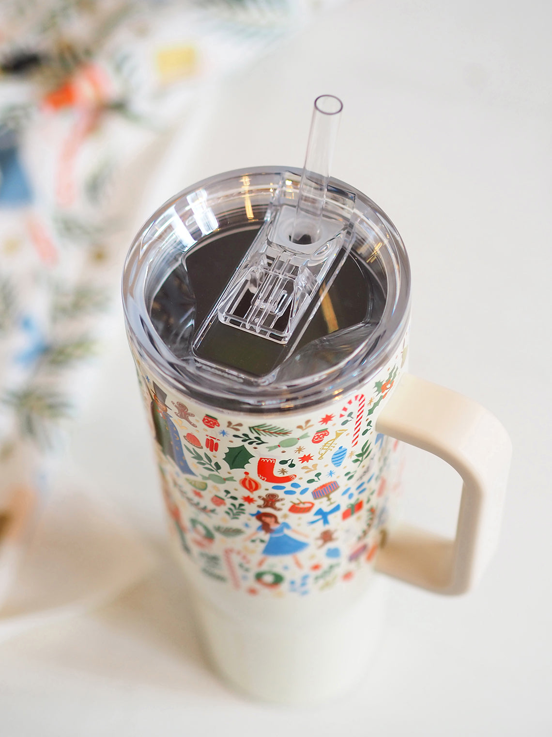 Cream Nutcracker Tumbler 40 oz