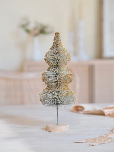 Glitter Mint Bottle Brush Tree - The Cross Decor & Design
