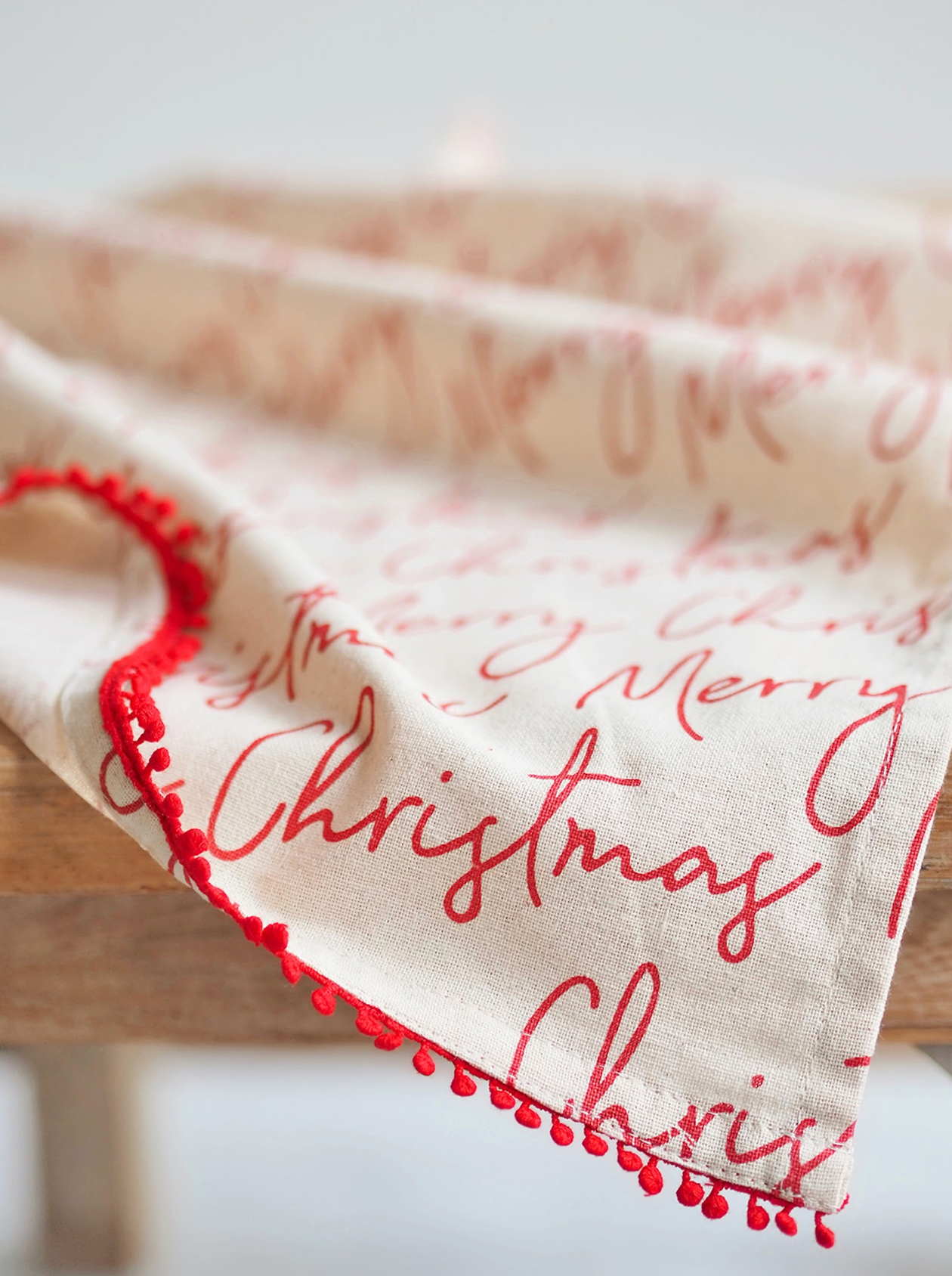 Merry Christmas Tea Towel