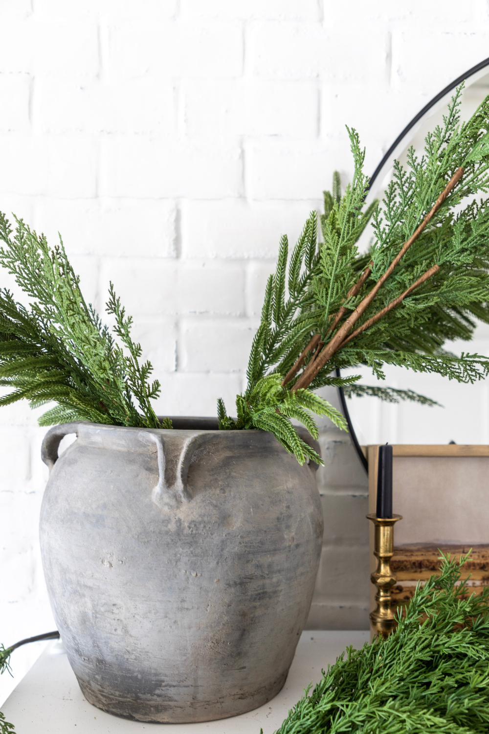 Cypress Pine Faux Stem - The Cross Decor & Design