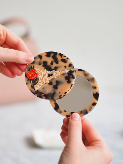 Eiffel Tower Compact Mirror