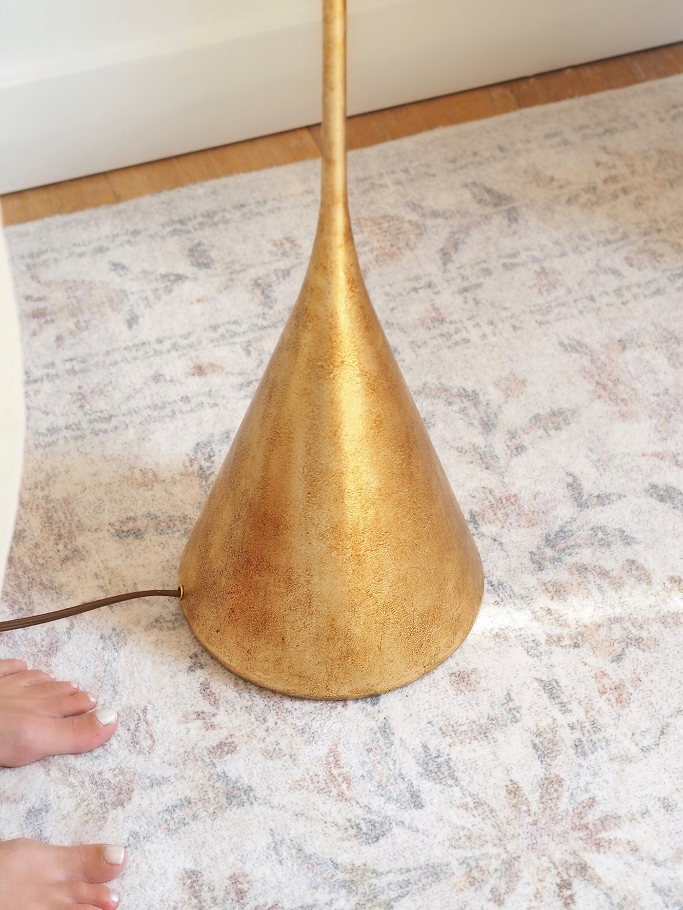 Zealous Gold Floor Lamp - The Cross Decor & Design