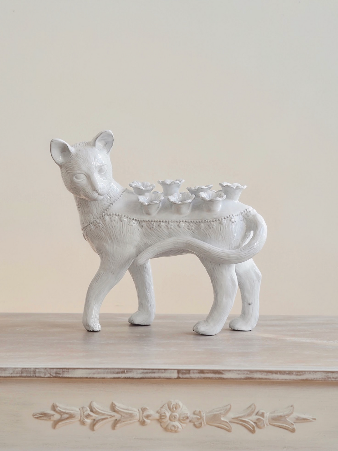 アスティエ Astier de Villatte オーナメント 　犬 Astier de Villatte | Cat Flower Holder