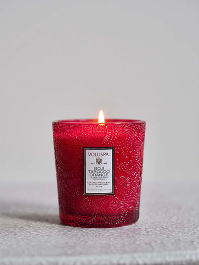 Goji Tarocco Classic Boxed Candle