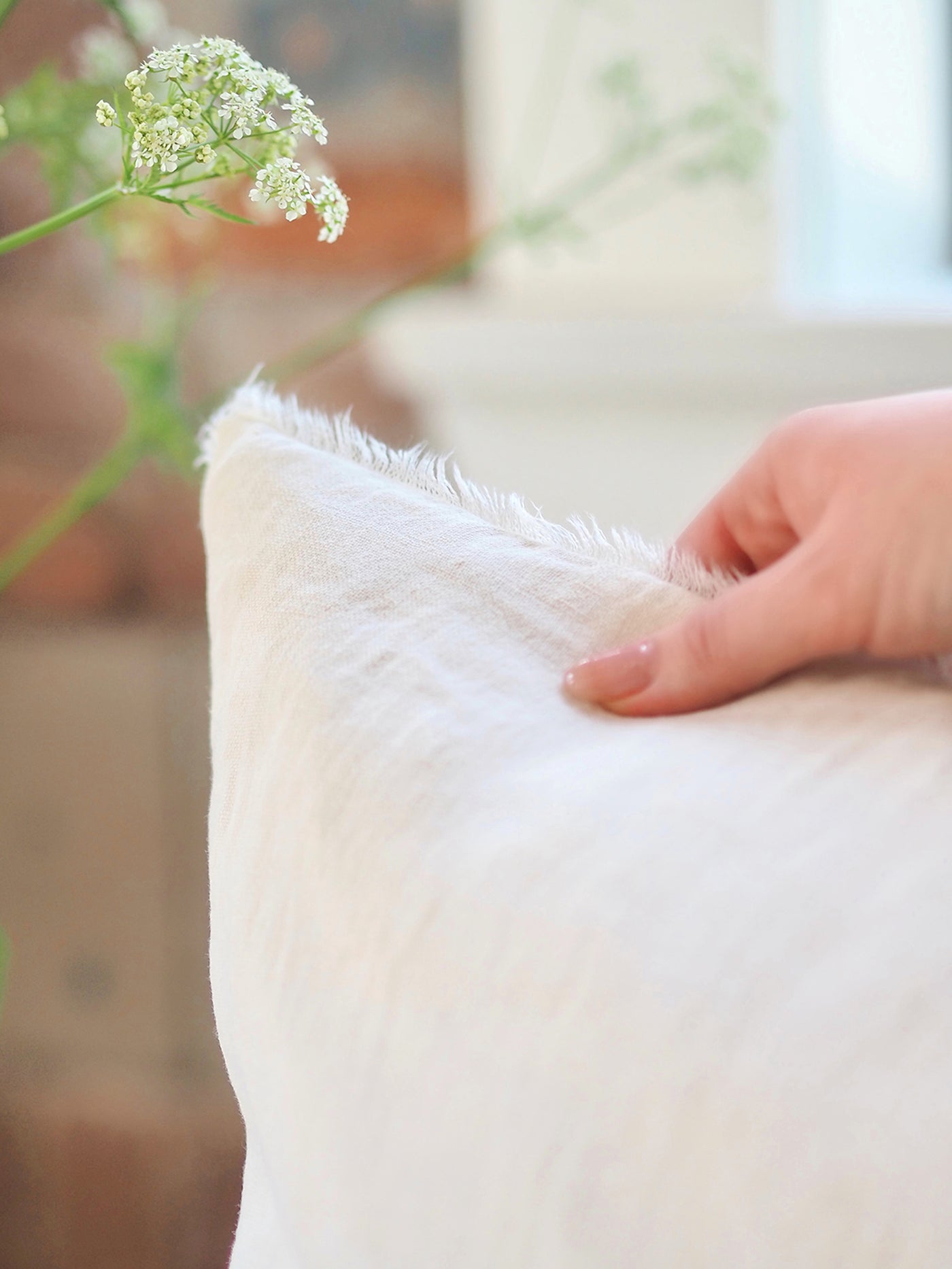 Lina Ivory Pillow | 16x24 - The Cross Decor & Design