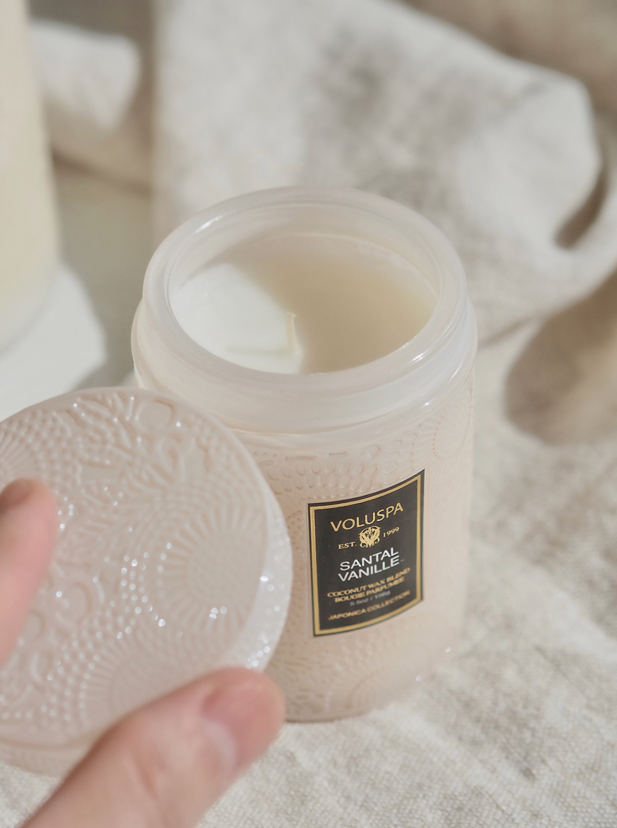 Santal Vanille Small Jar Candle - The Cross Decor & Design