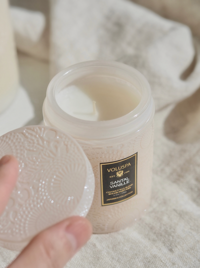 Santal Vanille Small Jar Candle - The Cross Decor & Design