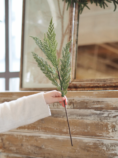 Cypress Pine Faux Stem - The Cross Decor & Design