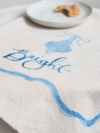 Bright Ornament Tea Towel