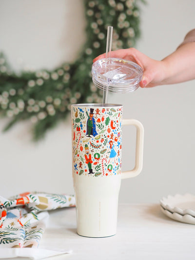 Cream Nutcracker Tumbler 40 oz