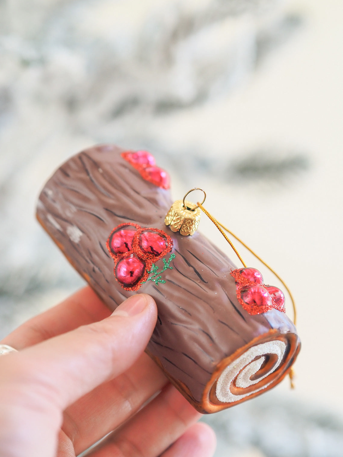 Buche De Noel Ornament