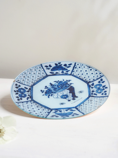 Delft #1 Plate | Weathered - The Cross Decor & Design