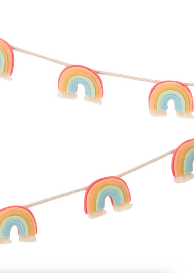 Rainbow Felt Garland - The Cross Decor & Design