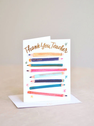 Thank You Teacher Card - The Cross Decor & Design