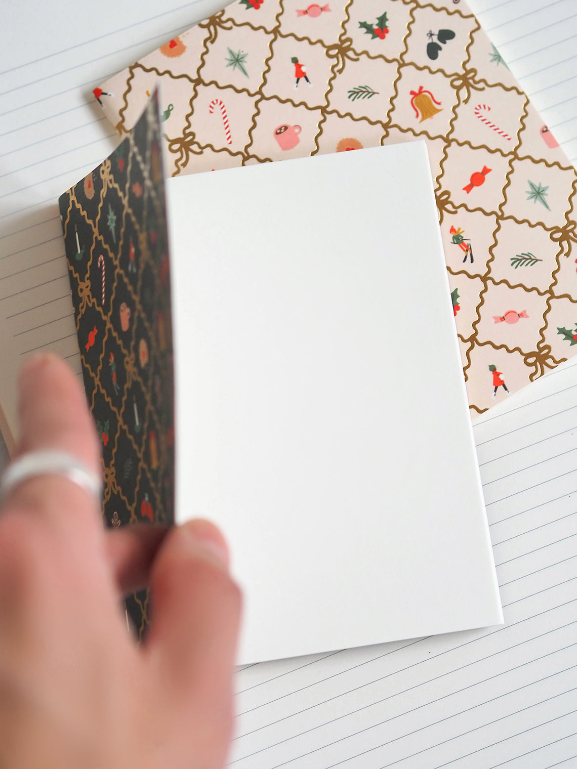 Pair Of 2 Holiday Argyle Pocket Notebooks