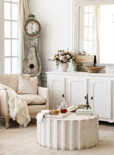 Column Coffee Table 36" - The Cross Decor & Design