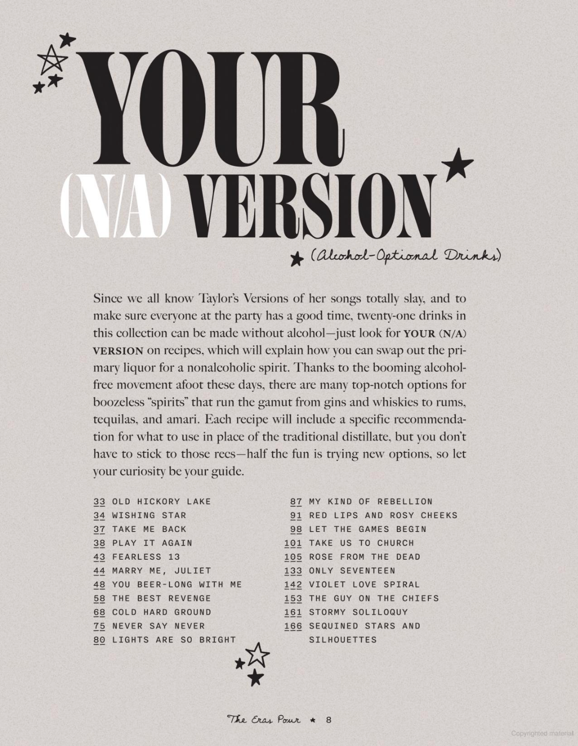 The Eras Pour: The Unofficial, Ultimate Taylor Swift Cocktail Book