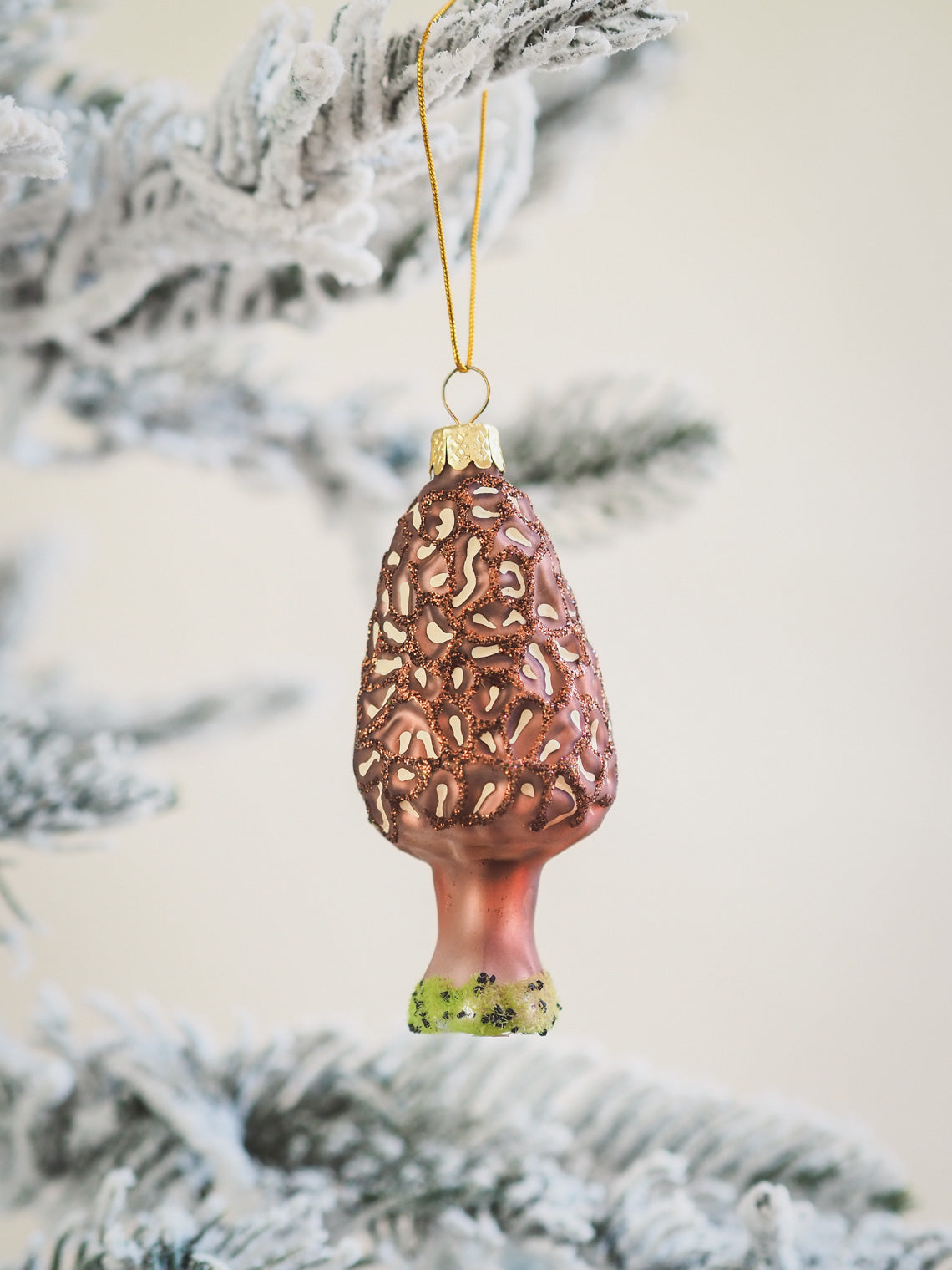Field Morel Ornament