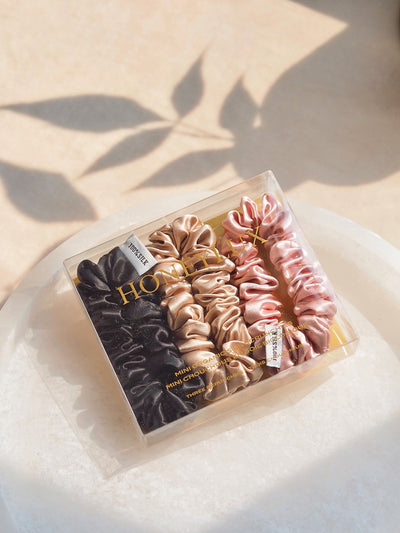 Classic Silk Mini Scrunchie Set