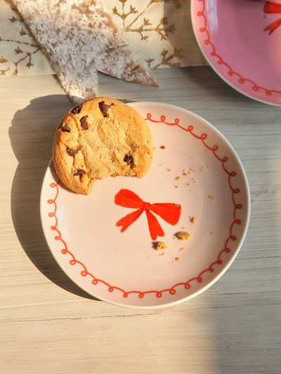 Bowtique Appetizer Plate PALE PINK