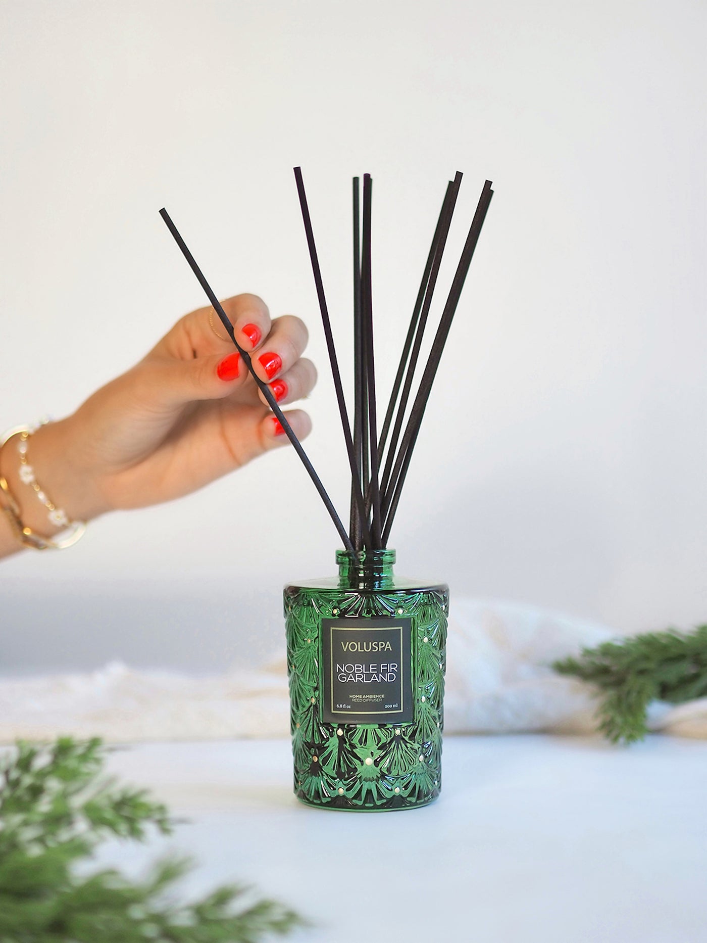 Noble Fir Garland Reed Diffuser - The Cross Decor & Design