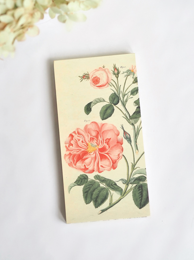 John Derian Paper Goods: Everything Roses Notepad - The Cross Decor & Design