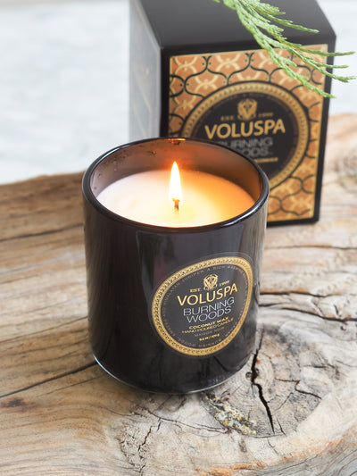 Burning Woods Classic Boxed Candle