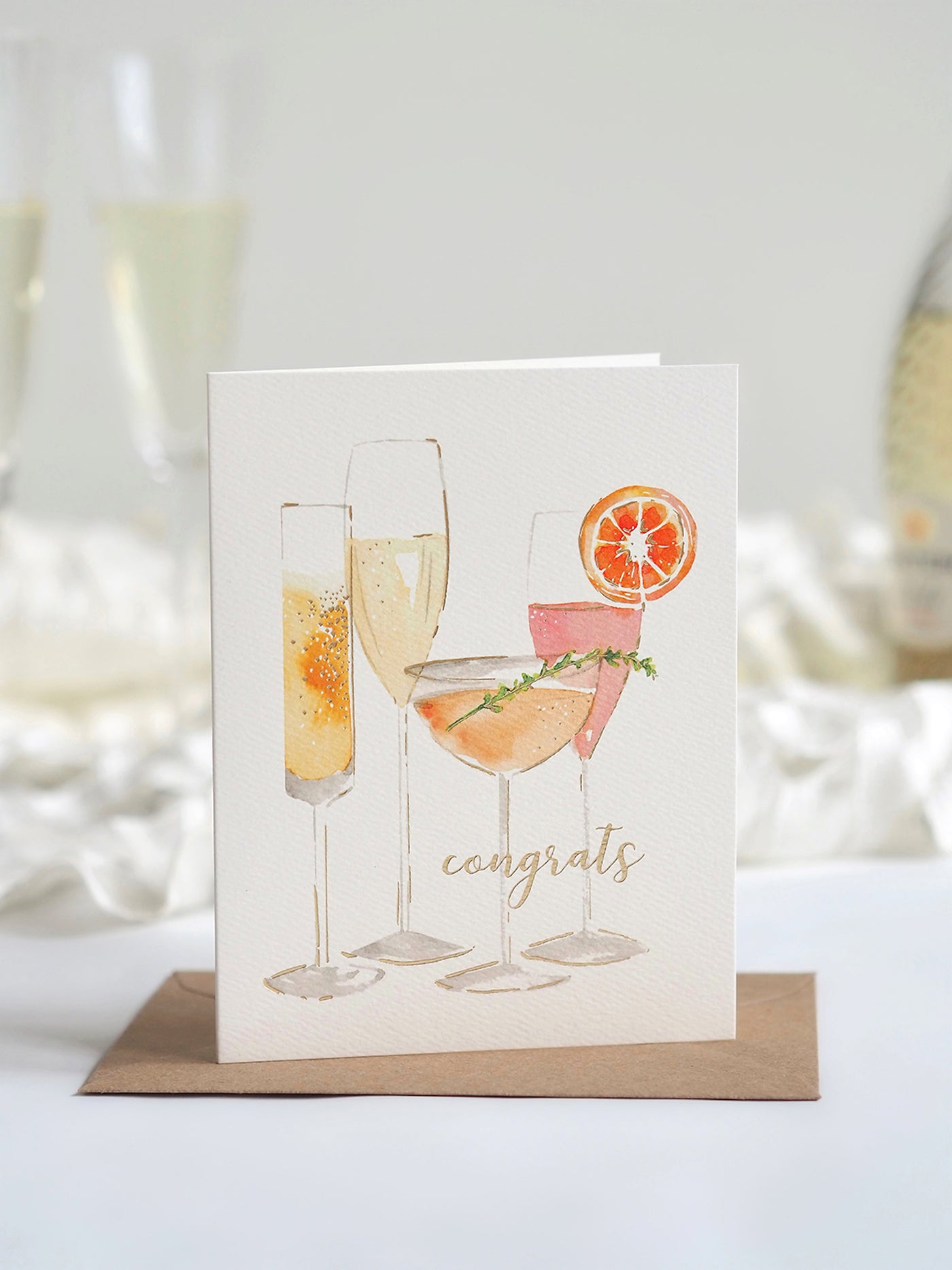 Bubbly Congrats Greeting Card - The Cross Decor & Design