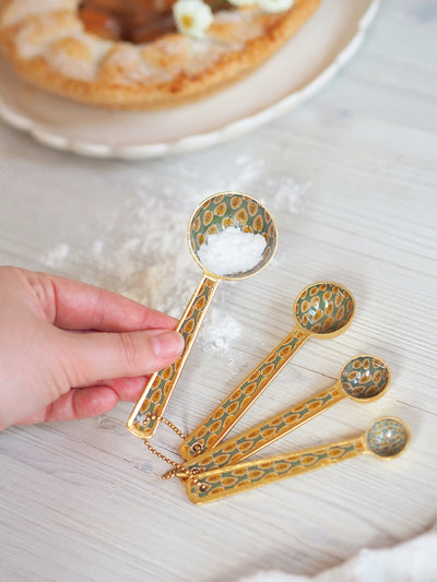 Olive Grove Measuring Spoons Set - The Cross Decor & Design