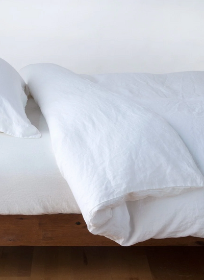 Linen White Duvet Cover - The Cross Decor & Design