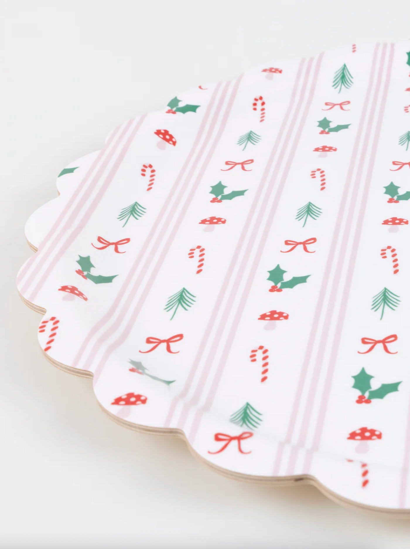 Festive Icon Stripes Tray | Large