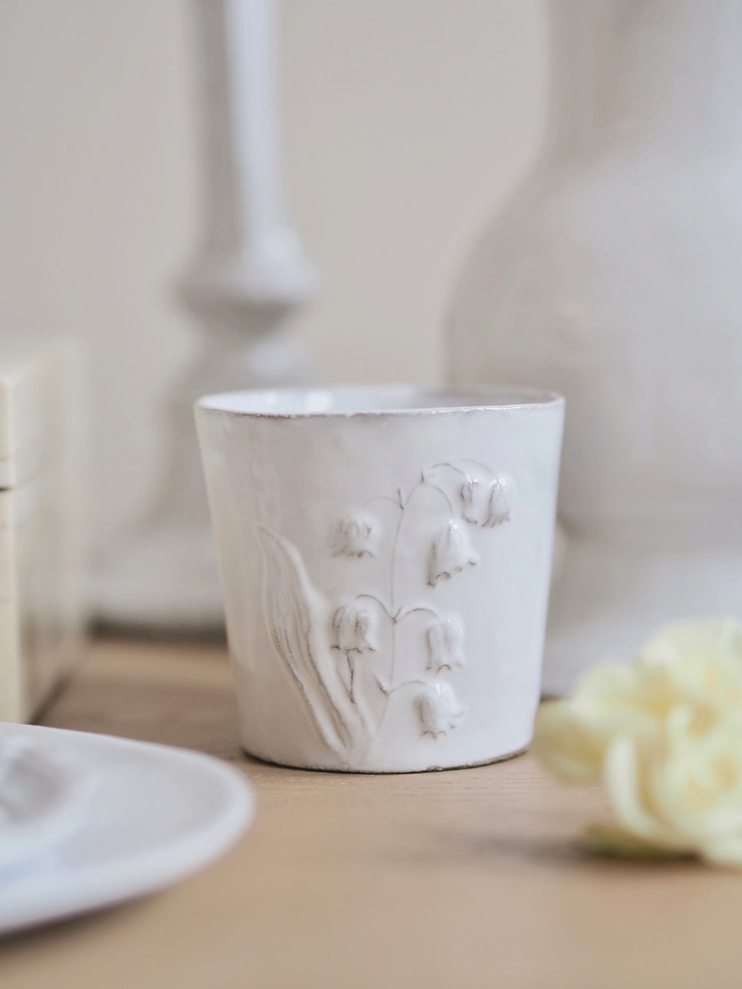 Astier de Villatte | Fleurs Tumbler | Lily of The Valley | The