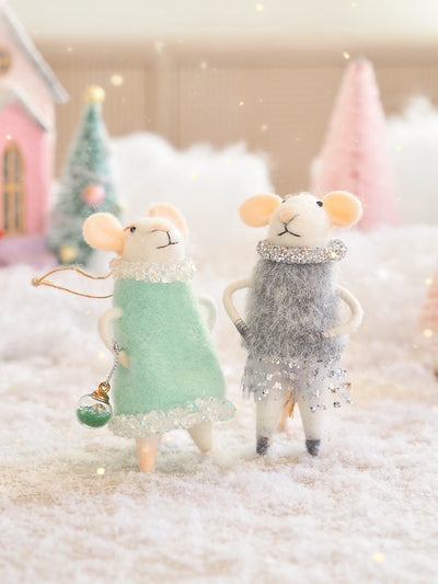 Millie Shimmer Mouse Ornament