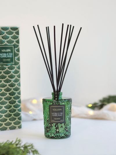 Noble Fir Garland Reed Diffuser - The Cross Decor & Design