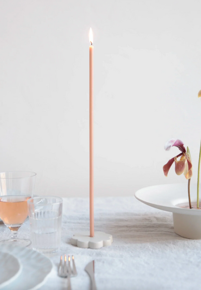 Fleur Long Stem Candle Holder - The Cross Decor & Design