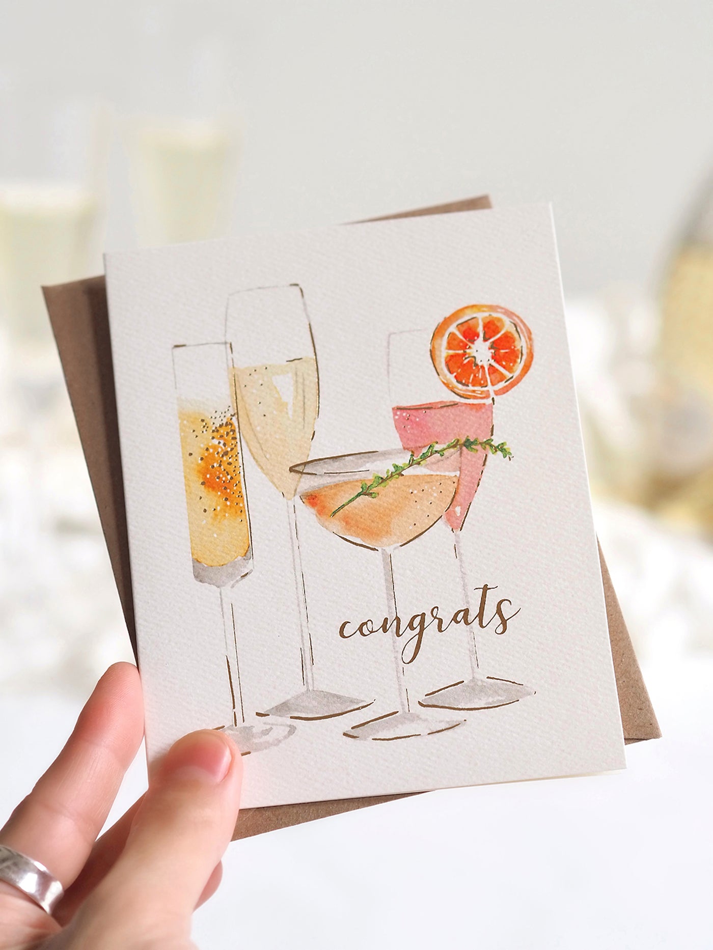 Bubbly Congrats Greeting Card - The Cross Decor & Design
