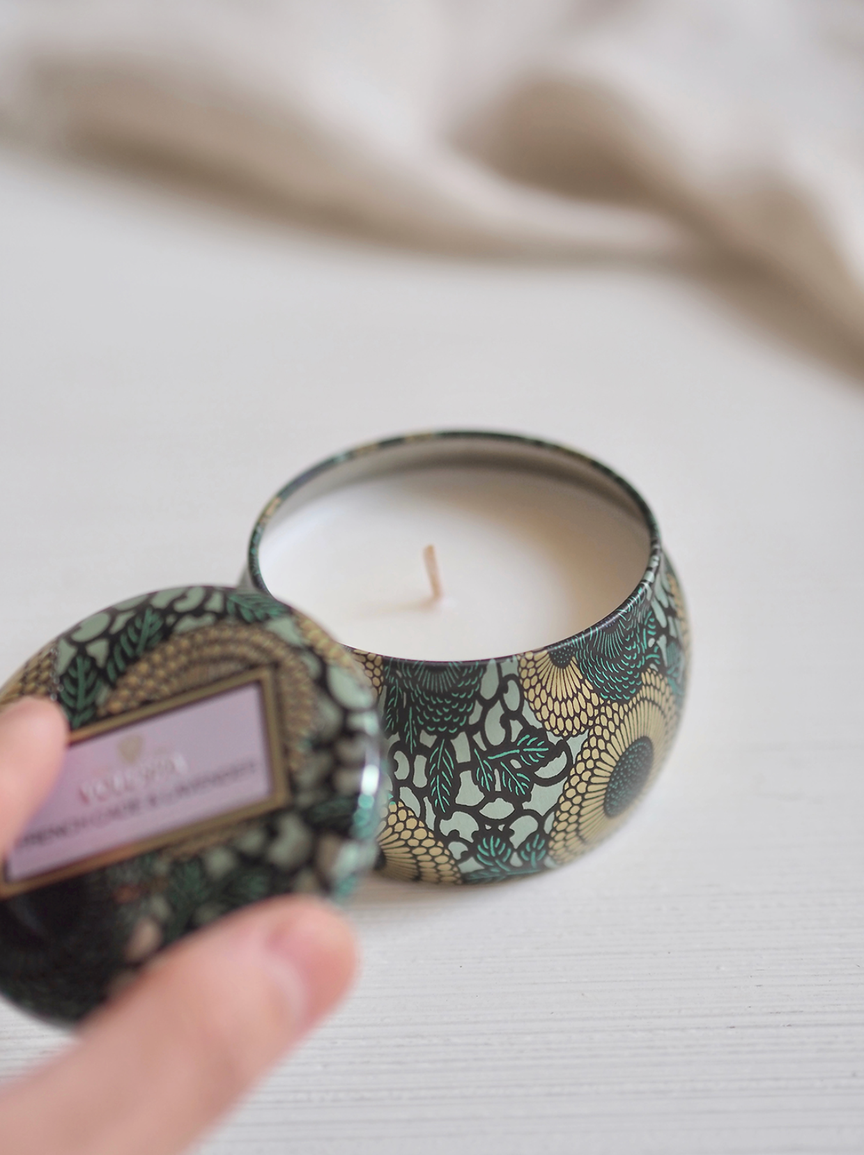 French Cade Lavender Mini Tin Candle - The Cross Decor & Design