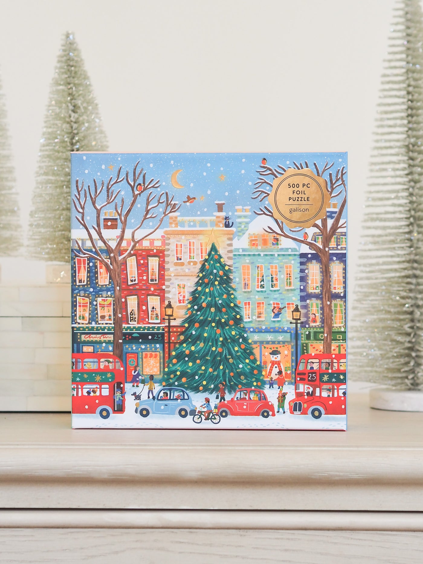 Tinsel City 500 Piece Puzzle