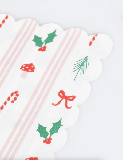 Festive Icon Stripes Napkins