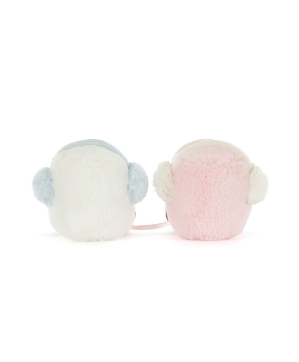 Jellycat Amuseables Toastie Pink and White Marshmallows