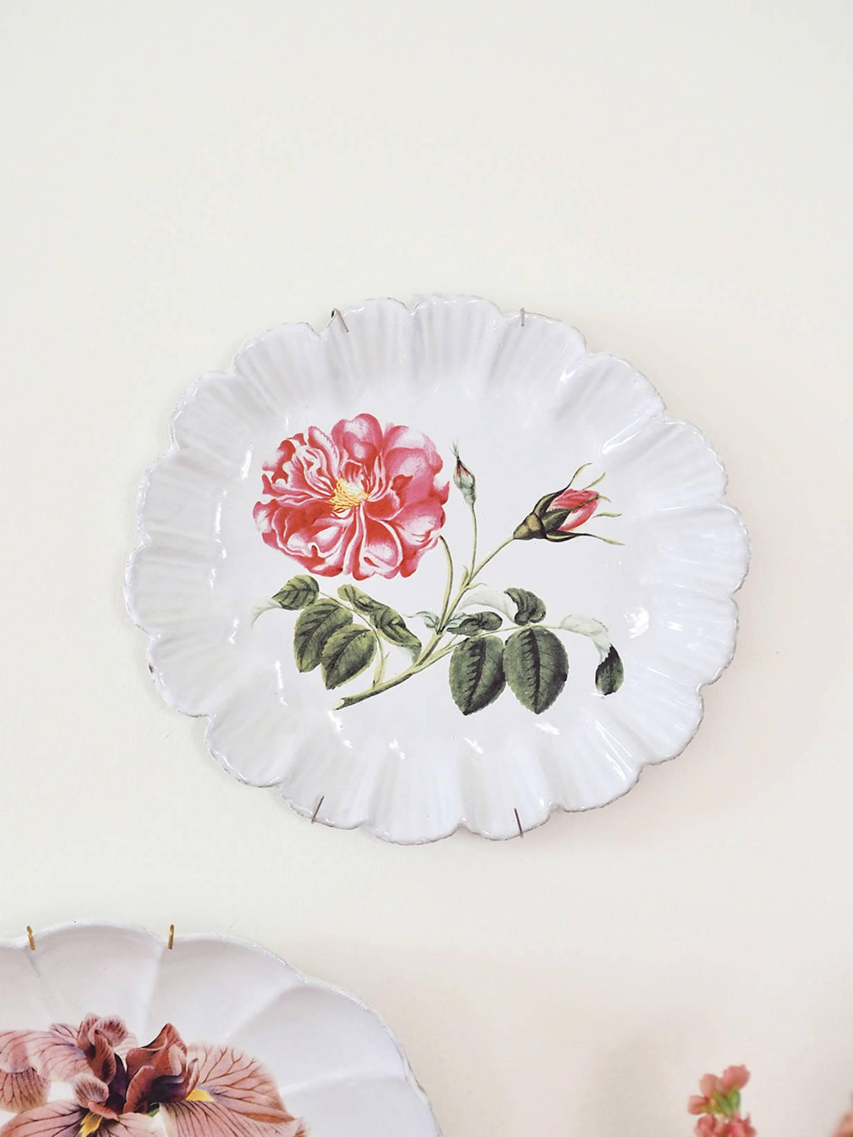 Rose Dinner Plate - The Cross Decor & Design