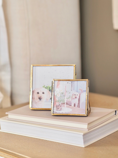 Solène Gold Frame | Square - The Cross Decor & Design
