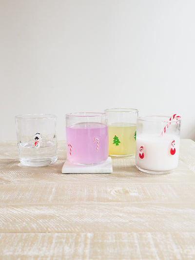 Holiday Tree Drinking Glass